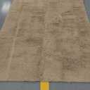 YOBATH 5x7 Shag Area Rugs for Bedroom Living Room, Soft Fluffy Fuzzy Shaggy Bedsides Rug, Indoor Floor Carpet for Kids Girls and Boys, Nursery Rooms, Home Decor, Beige