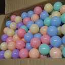 GOGOSO Ball Pits Balls for Toddlers Pack of 50 100 200 Plastics Shape Ball Non-Phthalate Non-BPA Non-Toxic 2.2-Inch Crush Proof Play Balls