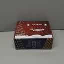 Flameless LED 12 Pack Window Candles with Drip Texture,Removable Candle Holders,24 AAA Batteries,Daily Timer,ON/Off Remote,12 Window Suction Cups,Christmas Home Wedding Decor (Black)