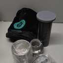 CASABREWS KP3000 Portable Coffee Maker, 2 in 1 Small Travel Coffee Machine for K Cup Pod or Ground Coffee, Quick Coffee Press Kit with Stainless Steel Cup, Cup Lid, Straw and Storage Bag