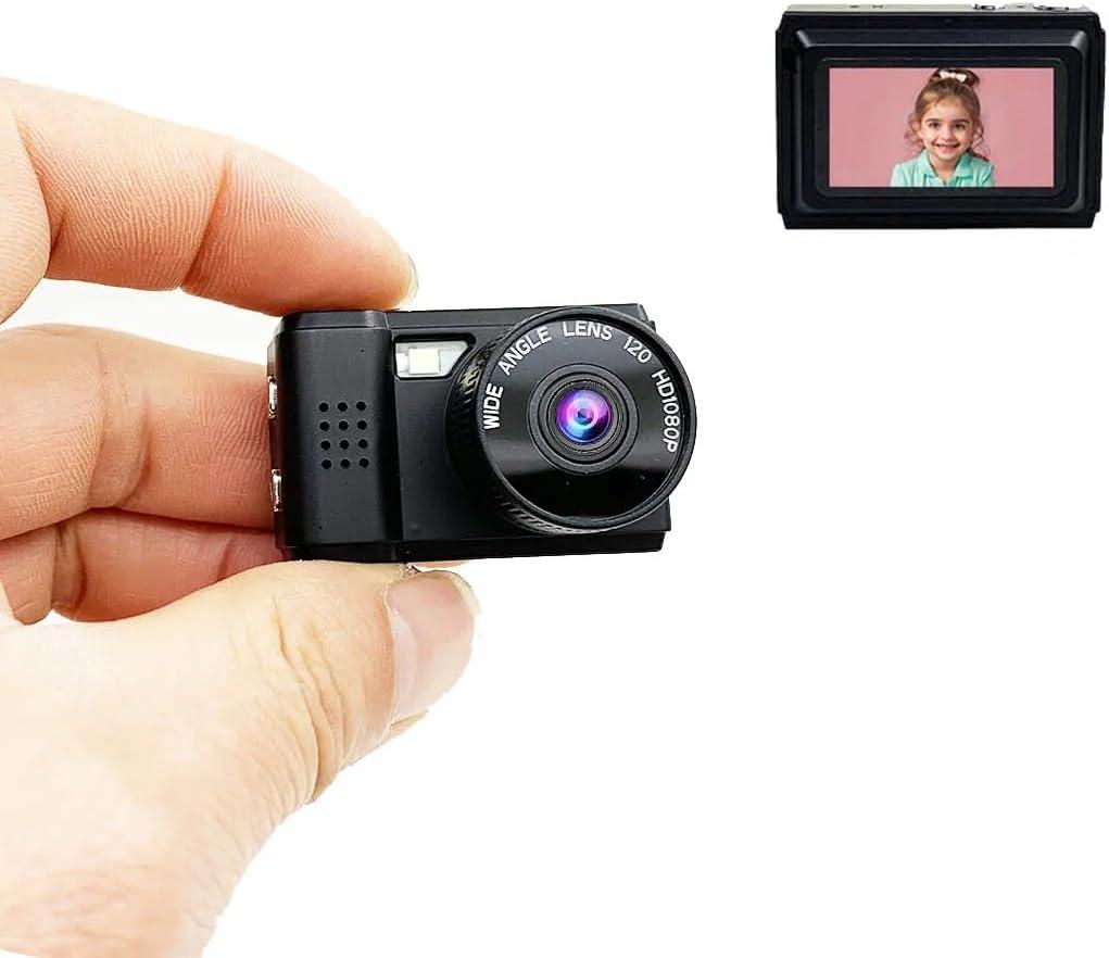 Wireless Spy Camera Hidden Video Recording Mini Video Camera Small Body Cam Pocket Camera Secret Battery Cam, no WiFi no App Needed