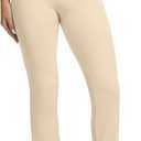VIMPEP Women’s Stretchy Yoga Dress Pants High Rise Straight Leg with Pockets Casual Petite - Medium