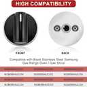 AMI PARTS 00650847 Knobs Cooktop Stove Knobs Fit for Bosch Stove Knob, Replace 00650847 650847 1999734 AH3480601 Range Oven Gas Stove Knob (5 pcs)