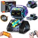 QHECTTY STEM Robot Building Kit for Kids 6-14,3in1 Remote & APP Controlled STEM Rock Robot/Truck/Road Roller Building Toys for Kid,433 Pcs Building Blocks Set Birthday Xmas Gift Ideas for Boys Girls