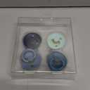 BIBS Pacifiers - Colour 4 Pack | Round Nipple Baby Pacifier | BPA Free Natural Rubber Latex Soother | Made in Denmark | Size 6-18 Months | Boy Colors