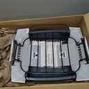 HONGBAKE Extra Large Turkey Roasting Pan with Rack (U-Shaped), 18.713.6 Inch Nonstick Roaster Pan for 25 lb Turkey & Chicken, Deep Turkey Tray for Oven, Wider Handles, 0.8 mm Heavy Duty Steel, Gray