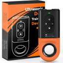 Dog Bark Deterrent Devices, Anti Barking Device for Dogs with Dual Emitters, 35 ft Range, LED Flashlight, Rechargeable Handheld Trainer, Safe & Effective, Stop Neighbors Dog