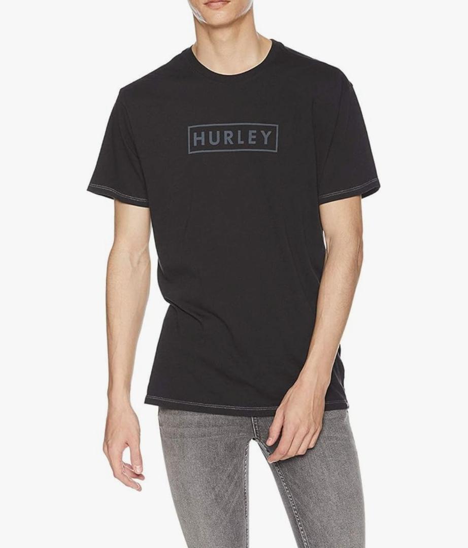 Hurley Men's Lightweight Long sleeve Vintage Graphic Tshirt XL