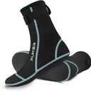 XUKER Neoprene Water Socks 3mm, Sand Proof Beach Volleyball Socks Diving Socks for Outdoor Water Sports (Blue, M)