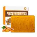 Turmeric Soap Bar for Face & Body - Lemon Turmeric Ko-jic A-cid Soap -Turmeric Soap for Da-rk Sp-ots - Natural Handmade Soap Bar For Women,Mens Bar Soap Bath -Smooth Skin,Gentle Cleansing & Hydrating