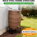 Rain Barrel Stand Heavy-Duty Stainless Steel- Fits 45/50/55 Gallon Barrel,Garden Rain Water Collection Barrel Stand.