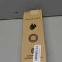 Inline Water Filter for Refrigerator and Ice Maker(1 Pack),1/4" Push Connect Post Carbon Filter Replacement for Reverse Osmosis Water System,Include 1/4" Water Line and Quick Connect Fittings