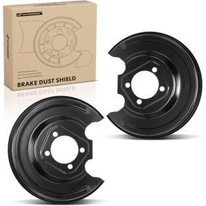 A-Premium Rear Driver and Passenger Side Brake Dust Shield Compatible with Select Toyota Models - Prius 2010-2015, Prius Plug-In 2012-2015, 1.8L - Replaces 4788212071, 4788112071, 2-PC Set