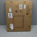 ROLOVE 22x17 Inch Lighted Vanity Mirror with Dimmable LED Lights - 3 Color Modes, Smart Touch Control & 360 Rotating Base - Desk Makeup Mirror (White)