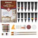 Wood Furniture Repair Kit Wood Filler-Repair Scratch, Cracks, Hole, Discoloration for Wooden Door, Floor, Table, Cabinet -Restore Any Wood, Cherry, Walnut