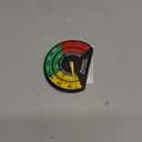 Wood Stove Thermometer with Large Dial, Magnetic Stove Pipe Thermometer for Wood, Gas, Pellet Stoves (1 Piece) (Multicolored)