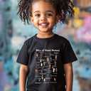 Kids Black History Shirt,Toddler Black History Month T-Shirt Boys Girls, African American Tee, 3-4T (Black)