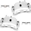 cciyu Front Left & Right Brake Calipers Assembly w/Bracket 18B4817 18B4816 For Chevy 2001-2020,For GMC 2001-2020