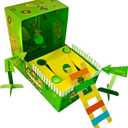 St Patrick's Day Leprechaun Trap Kit - St. Patricks Day Decorations Leprechaun Trap Crafts Kit for Kids St Patricks Day Party Supplies (Double Staircase)