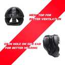 Boxing Headgear for Kids Adults: MMA Kickboxing Headgear with Mesh, Headgear for Sparring Karate Taekwondo Martial Arts, L