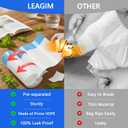 Small Trash Bags 4 Gallon, 360 Count -1.2 Mil Drawstring Mini Garbage Bags, White Plastic Trash Can Liners for Bathroom Accessories, 15 Liter, Bedroom, Dorm Room Essentials, Office