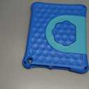 Fire HD 10 Tablet Case for Kids (2021/2023 Release, 11th/13th Generation), Oqddqo Amazon Kindle 10 Plus Case, Specially Strengthened Four-Corner Double-Layer Shock with Bracket(Blue) | for Kids, 2021/2023 Release, 11th/13th Generation, Four-Corner, Double-Layer Shock