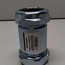 Eastman 5 Inch Long Pattern Compression Coupling, 1-1/2 Inch IPS, Galvanized Steel, EZ-20570