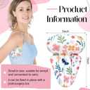 Juexica 4 Pcs Lymphedema Axilla Mastectomy Pillow Cotton Post Breast Surgery Recovery Breast Pillow for Sleeping Mastectomy Underarm Armpit Pain Relief(Flower)