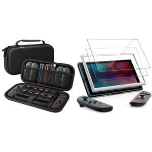 JETech Nintendo Switch 2 2025 Carrying Case and Screen Protector Bundle