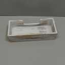 Paper Towel Dispenser Countertop, White Washed Wood Folded Paper Hand Towel Holder for Guest Bathroom, Commercial Tabletop Tissue Dispenser Tray for Multifold C-Fold, Z-Fold, Trifold (1 Pack,Small)