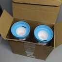 Tessco for you 2 Pcs 15 Inch Big Baby Shower Bottle for Baptism Game Large Jumbo Plastic Baby Shower Bottle Piggy Candy Bank for Girl Boy Kids Party Favor(Blue)