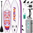 FunWater Inflatable Stand Up Paddle Board with Beginners SUP Accessories, 10'6×33"×6"