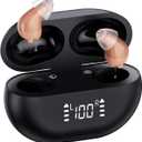 Hearing Aids, Rechargeable 16-Channel Digital OTC Hearing Aids for Seniors Hearing Loss with Charging Case, Invisible Hearing Amplifier with Noise Cancelling for Adults