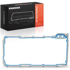A-Premium 4.8L 5.3L 5.7L 6.0L 6.2L Engine Oil Pan Gasket Set, Compatible with Chevy Silverado 1500 2500 3500, Tahoe, Express, Suburban & GMC Sierra, Yukon & Cadillac Escalade & Buick LaCrosse & More