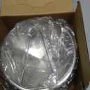 Yesland Ice Bucket with Lid, Double Insulation Ice Box Container Storage Box, 2 L Stainless Steel Ice Bucket Container with Ice Tong Scooper, Spherical Wine Champagne Barrel for Home Party Bar