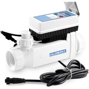 CHLORWORKS Salt Cell for Pool - Model No. CWPC, Fit for Pentair Intellichlor Moldel No. IC20, Salt Chlorine Generator Without Power Center, up to 20,000 Gallon Pool