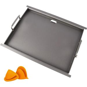 6787 Full Size Griddle for Weber Spirit I & II 300 Series Gas Grill | Carbon Steel Flat Top Grill Insert Replacement for Weber GS4 Spirit E/S310 E/S315 E/S320, Outdoor BBQ Accessories