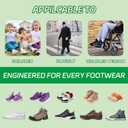 Insoles for Airtag Hidden Holder, Tracker Devise Case for Kids, Comfortable Cushioned Inserts,Green Positioning Pattern Design,Anti-Slip Fit XL:275-300MM (Men 9.5-12.5/Women 11-14)