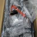 IBUYKE Spice Rack Wall Mount,4 Tier Hanging Seasoning Organizer,Large Spice Rack for Wall for up to 50 Jars,Spice Organization for Kitchen Cabinet,Bathroom,Pantry,Living Room,Brown TLJ016H