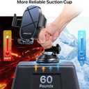 Miracase 3-in-1 Cell Phone Holders for Your Car, Universal Car Phone Holder Mount for Dashboard Air Vent Windshield Compatible with iPhone16 15 14 13 12 11 Pro Max Xs XR X, Galaxy Stripe