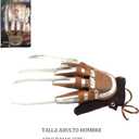 Freddy Claw Glove for Adults and Teens, Halloween Horror Costume Prop, Scary Movie Cosplay Accessory (One Size)