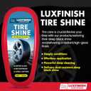 Tire Shine Coating Brush to Restore Original Black with Long-Lasting Oil Based Formula for a High Gloss, UV Protection & Waterproof Coating for Car, Truck, Motorcycle, SUV -120ml/4oz