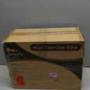 Mini Exercise Bike, himaly Under Desk Bike Pedal Exerciser Portable Foot Cycle Arm & Leg Peddler Machine with LCD Screen Displays (White)