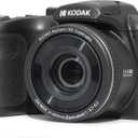 Kodak PIXPRO AZ255-BK 16MP Digital Camera 25X Optical Zoom 24mm Wide Angle Lens Optical Image Stabilization 1080P Full HD Video 3" LCD Vlogging Camera (Black)