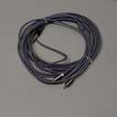 JSAUX 25ft/7.5M Aux to RCA Headphone Male to Male Jack Adapter Nylon Braided 1/8 to RCA Audio Y Cord for Smartphones, MP3, Tablets, Speakers, HDTV - Grey