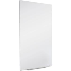 Quartet Glass Whiteboard, Magnetic Dry Erase Board, Wall Mounted Whiteboard for Office, School and Home, 28"W x 50"H, White (Q012850IMW)