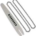 12 inch Chainsaw Bar and Chain Combo,1/4",0 .043",Replacement For Stihl Pole Pruner HT102,HT103,HT133, HT131,HT100, HT101,HT103,HT105,HT73,MSA120,MSA140,MSA160,MS150TBar+2 Chains