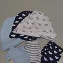 Hudson Baby Unisex Baby Cotton Cap and Scratch Mitten Set