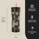 Contigo x Ally Love Shake & Go Tumbler, Autoclose Lid, Leak Proof, 20oz, Licorice