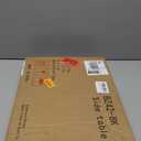 Vagusicc C Shaped End Table with Charging Station, Adjustable Height Side Table for Couch, C Table End Table Couch Table That Slide Under, Sofa Table TV Tray Arm Table for Living Room, Bedroom, Black (16"D x 12"W x 18-33"H)